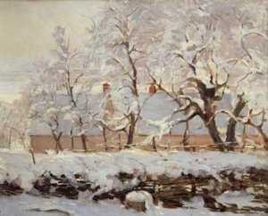 The Magpie by Claude Monet