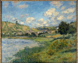 Landscape. Vetheuil by Claude Monet
