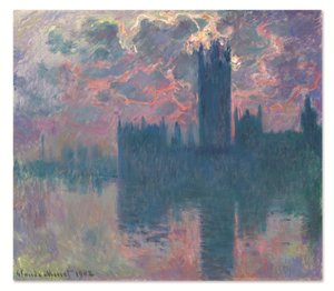 The Houses of Parliament, at Sunset by Claude Monet