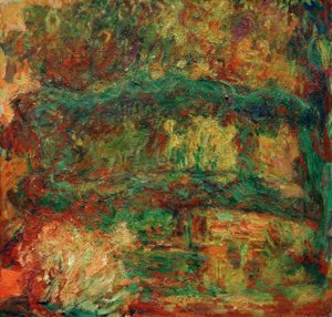 The Japanese Bridge (Water Lilies, the Japanese Bridge) by Claude Monet