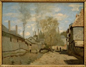 The Stream of Robec in Rouen by Claude Monet