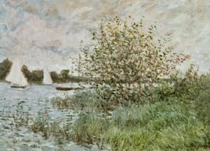 The Banks of the Seine near Argenteuil by Claude Monet
