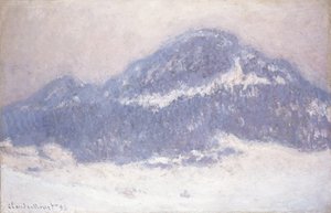Mont Kolsaas, Misty Weather, 1895 by Claude Monet