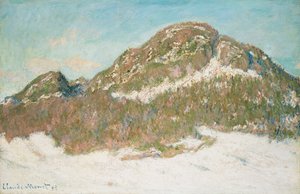 Mount Kolsaas, Sunlight Effect by Claude Monet