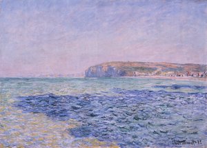 Shadows on the Sea - The Cliffs at Pourville by Claude Monet