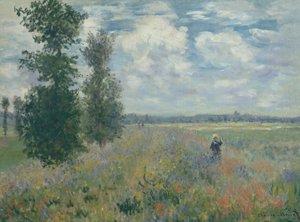 Poppy Fields near Argenteuil by Claude Monet
