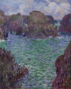 Port-Goulphar, Belle-Île by Claude Monet