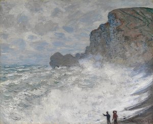 Rough Weather in Étretat