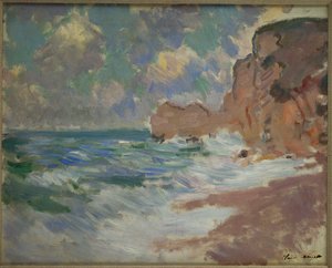 Receding Waves by Claude Monet
