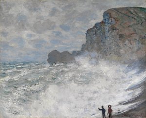 Rough Weather at Étretat