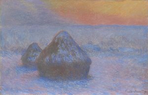 Stacks of Wheat by Claude Monet