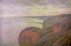 Steep Cliffs near Dieppe by Claude Monet