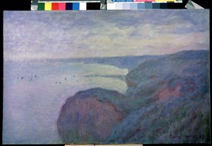 On the Cliff Near Dieppe by Claude Monet
