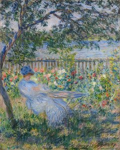 Terrace in Vétheuil by Claude Monet