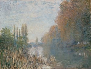 The Banks of the Seine in Autumn by Claude Monet
