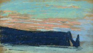 The Cliff at Etretat, c.1885