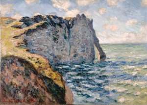 The Cliff of Aval, Étretat by Claude Monet
