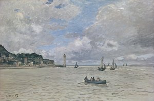 The Lighthouse of the Hospice (Honfleur) by Claude Monet