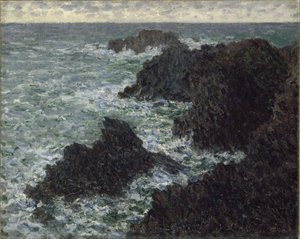 The Rocks at Belle-Ile, The Wild Coast, 1886 by Claude Monet