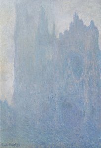 The Rouen Cathedral in fog