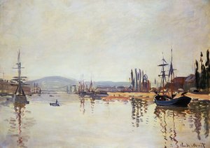 The Seine Below Rouen by Claude Monet