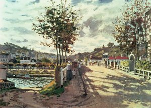 The Seine at Bougival by Claude Monet