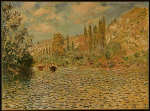 The Seine at Vetheuil by Claude Monet