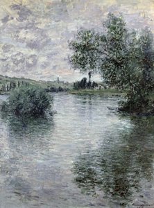 The Seine at Vetheuil by Claude Monet