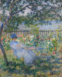 The Terrace at Vétheuil by Claude Monet