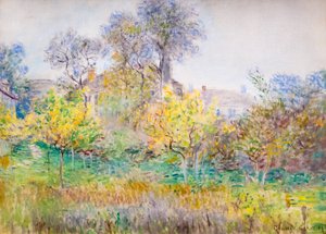 The Orchard by Claude Monet