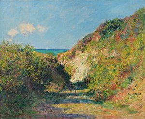 The Sunken Path by Claude Monet