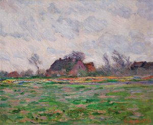 Tulip fields near Leiden by Claude Monet