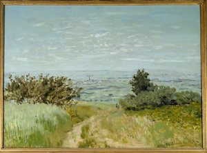 View from Plain to Argenteuil, Slopes of Sannois in 1872 by Claude Monet