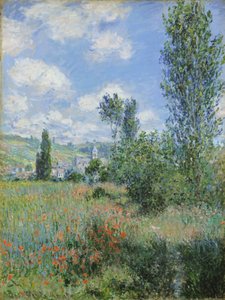 View of Vetheuil by Claude Monet