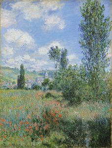 View of Vétheuil by Claude Monet