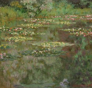 Waterlilies or The Water Lily Pond by Claude Monet