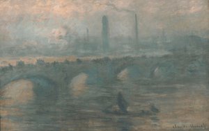 Waterloo Bridge, Misty Morning by Claude Monet