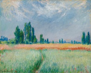 Wheatfield by Claude Monet