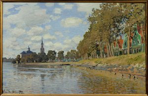 Zaandam by Claude Monet