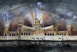 Fireworks, c.1800-1850 by Claude Ruggieri
