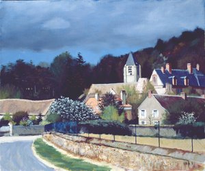 Village in the Ile-de-France by Claude Salez