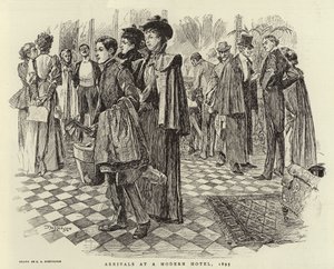 Arrivals at a Modern Hotel, 1895