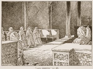 Laus Perennis, illustration from 