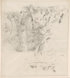 Cliffs with a Waterfall at Tivoli