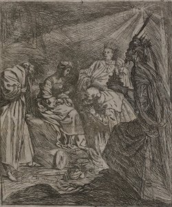 Adoration of the Kings by Claude Vignon