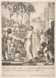 Healing the Paralytic by Claude Vignon