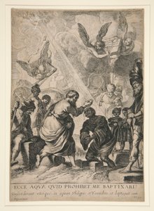 The Baptism of the Eunuch by Claude Vignon