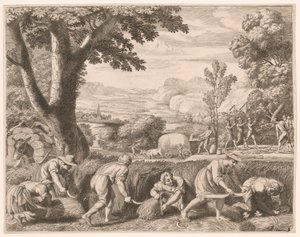 The Harvest, Plate 8 from Pastorales