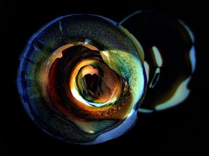 Iridescent Glass Orbs