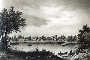 Valdivia (engraved by H. Wander-Burch) by Claudio Gay
